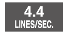 4.4 lines-sec