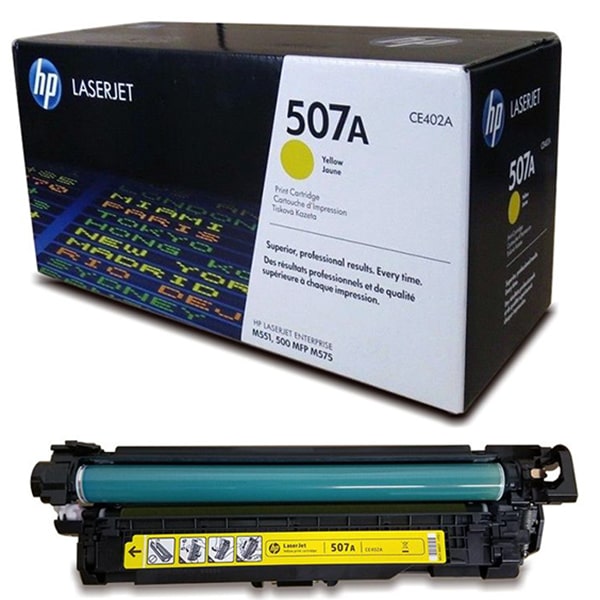 HP 507A Yellow Laserjet Cartridge