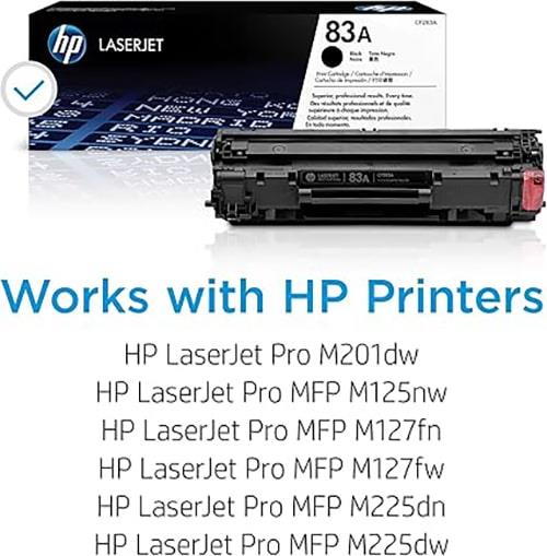 کارتریج تونر مشکی اچ پی HP 83A