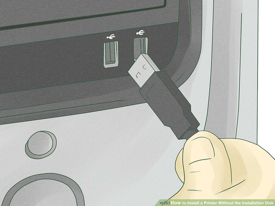 نصب پرینتر با کابل USB