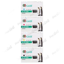 ست کارتریج اچ پی چهار رنگ جی اند بی HP 508A CMYK Cartridge G&B