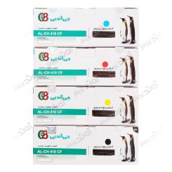 ست کارتریج اچ پی چهار رنگ جی اند بی HP 410A CMYK Laserjet Toner Cartridge G&B