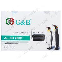 کارتریج رنگ مشکی کانن جی اند بی Samsung 203 Black Laserjet Toner Cartridge G&B