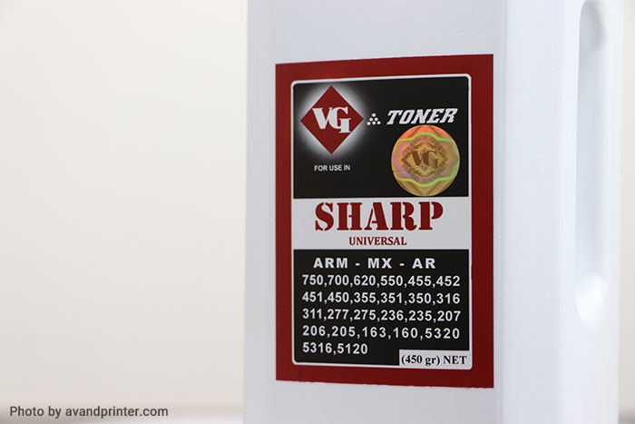 تونر شارژ شارپ Sharp وی جی 450 گرمی
