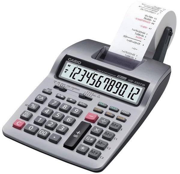 ماشین حساب کاسیو CASIO HR-100TM