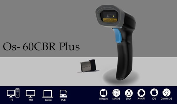 بارکد خوان بی سیم اسکار Oscar OS-60 CBR Plus Wireless Barcode Scanner