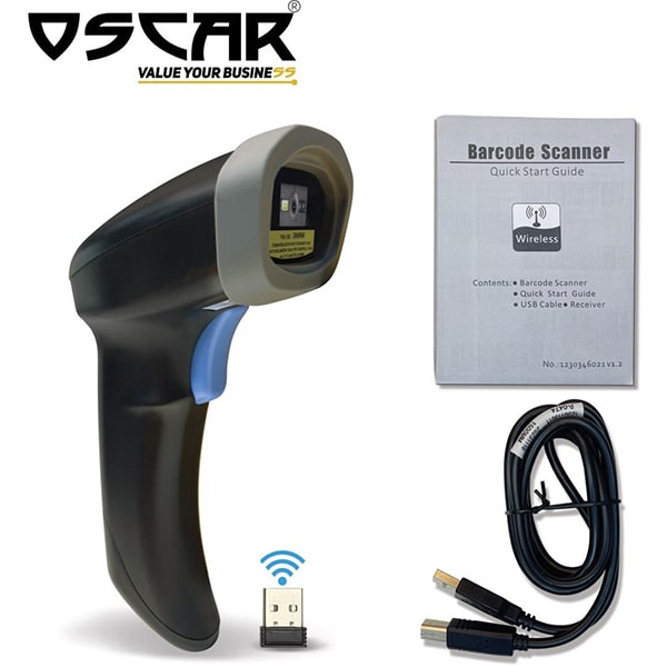 بارکد خوان بی سیم اسکار Oscar OS-60 CBR Plus Wireless Barcode Scanner