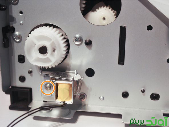 تعویض سلونوید کاغذکش و چرخ دنده اصلی پرینتر HP LaserJet 1160 یا 1320