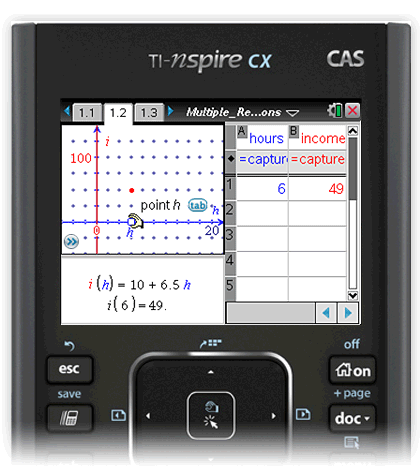 ماشین حساب تگزاس Texas TI-nspire CX CAS