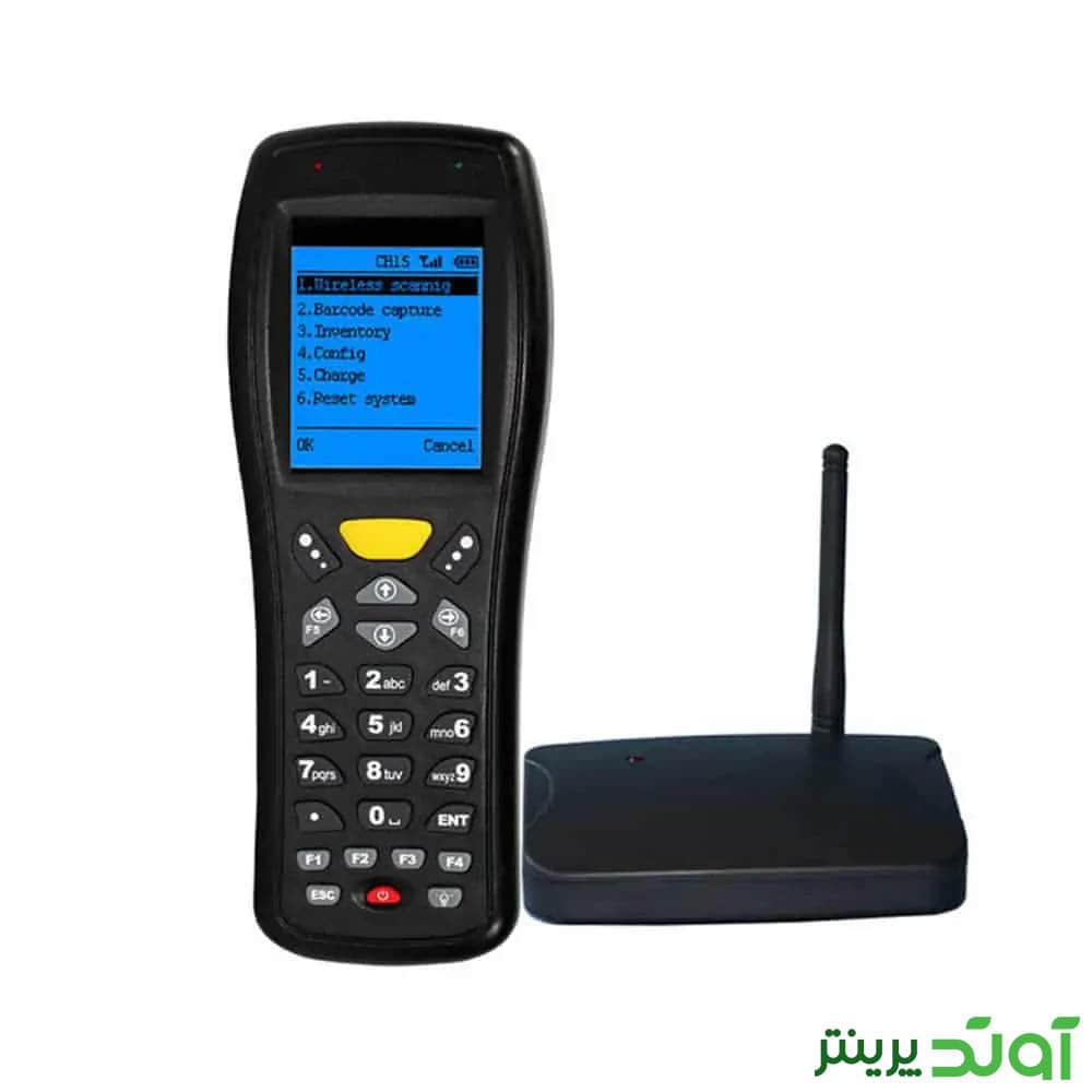 Two-dimensional Axium 8223 wireless barcode reader