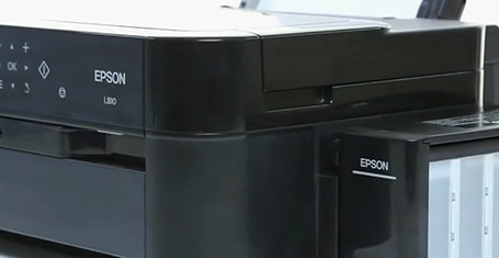 ویدیو نمایش پرینتر جوهر افشان Epson L810