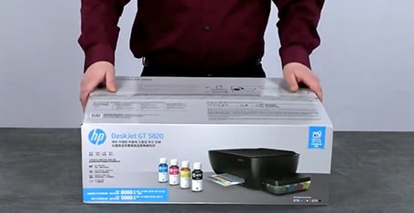 آنباکسینگ و نصب پرینتر چندکاره جوهر افشان HP DeskJet GT 5810
