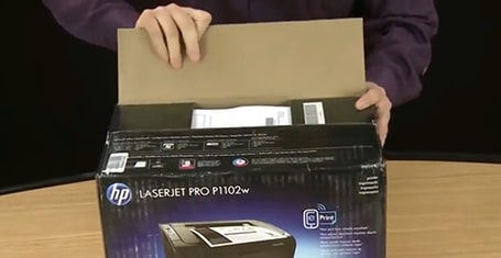 باز کردن جعبه پرینتر HP LaserJet Pro P1102w - Unboxing