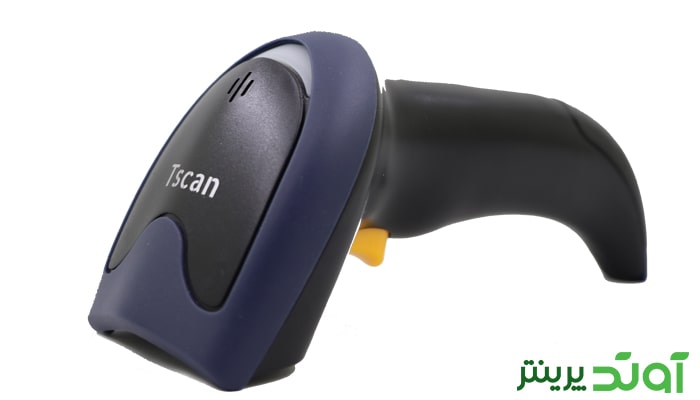 بارکد خوان با سیم تی اسکن Tscan TS-10 Barcode Scanner با پایه نگهدارنده