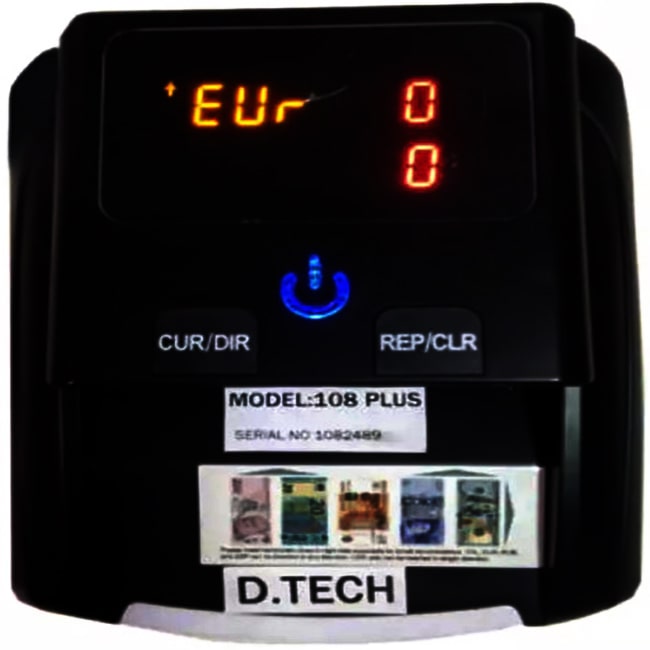 دستگاه تشخیص اصالت اسکناس دیتک  Detector Plus108