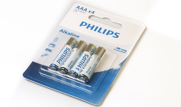 باتری قلمی فیلیپس آلکالاین Alkaline LR6A4B/40 بسته 4 عددی 