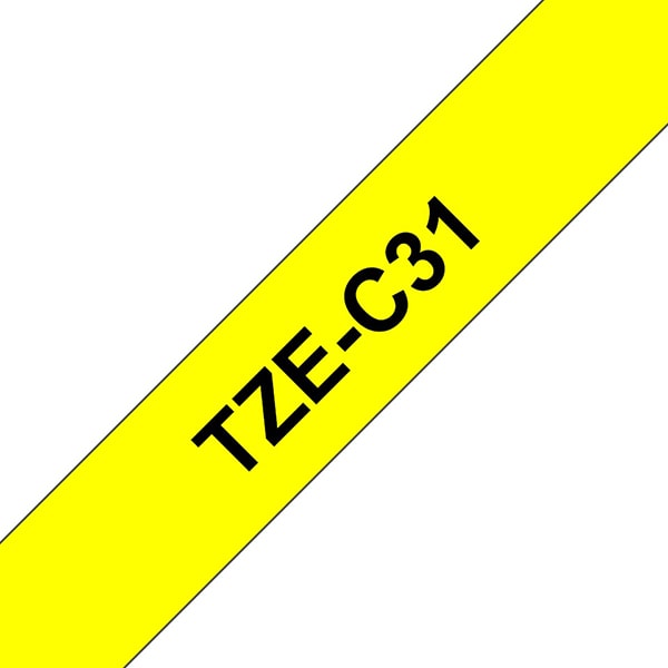 نوار لیبل پرینتر برادر TZE-C31 غیر اورجینال ‎‎‎‏