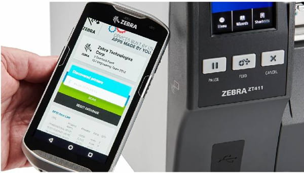 لیبل پرینتر صنعتی زبرا Zebra ZT411 600 dpi