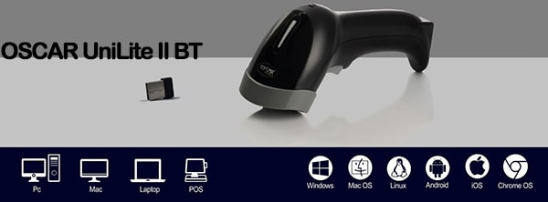 بارکدخوان بی سیم اسکار OSCAR UniLite II BT Barcode Scanner 