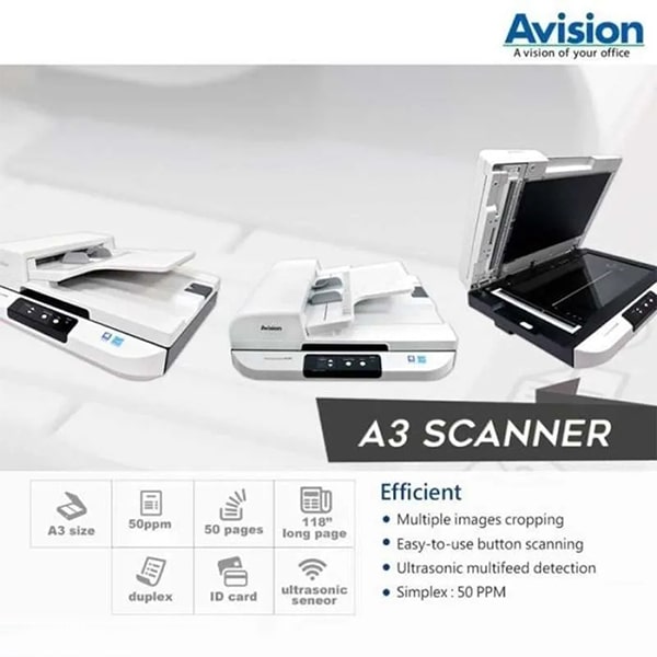 اسکنر ای ویژن مدل AV5400 استوک