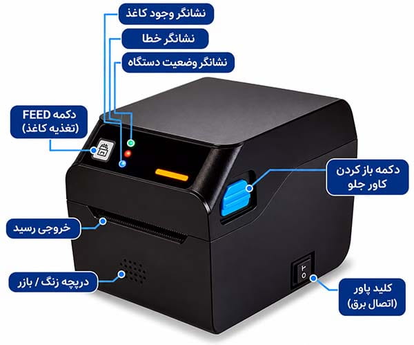 فیش پرینتر اسکار POS93 EU