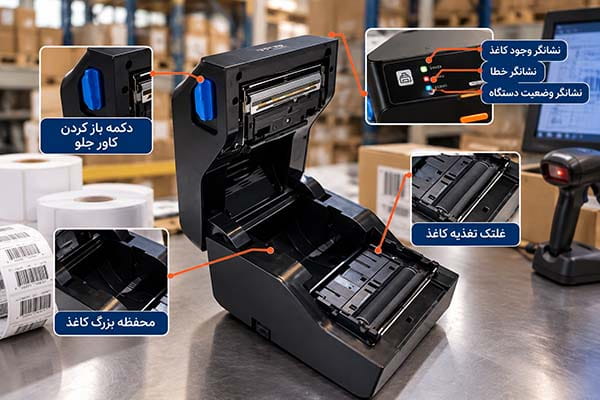 فیش پرینتر اسکار POS93 EU