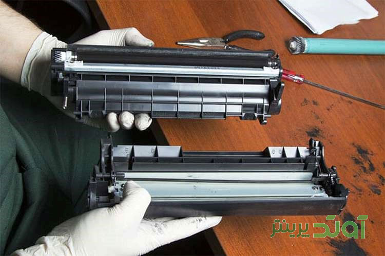 عدم تمیزکاری و نگهداری مناسب از کارتریج
