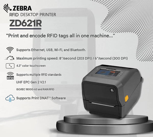 لیبل پرینتر زبرا ZD621R