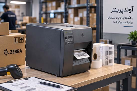 لیبل پرینتر زبرا Zebra ZT111 203dpi؛ انتخاب صنعتی برای چاپ سریع لیبل و بارکد